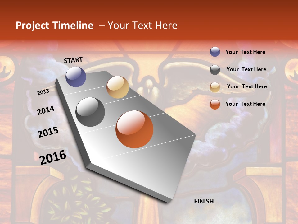 Liturgical Year Liturgical Feast Stained Glass PowerPoint Template