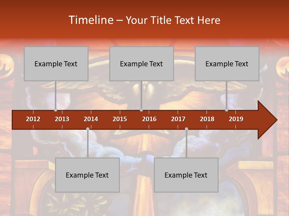 Liturgical Year Liturgical Feast Stained Glass PowerPoint Template