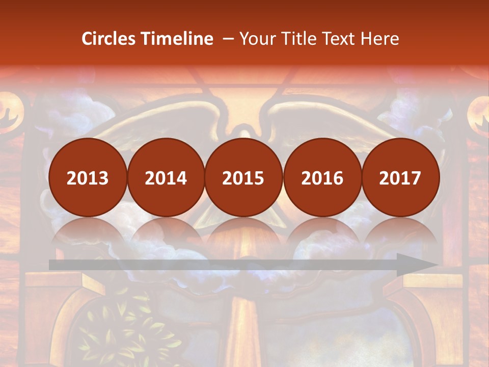 Liturgical Year Liturgical Feast Stained Glass PowerPoint Template