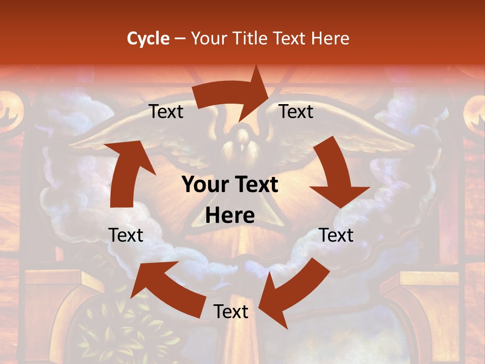 Liturgical Year Liturgical Feast Stained Glass PowerPoint Template