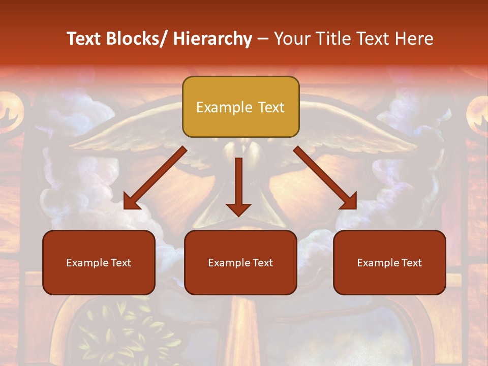 Liturgical Year Liturgical Feast Stained Glass PowerPoint Template
