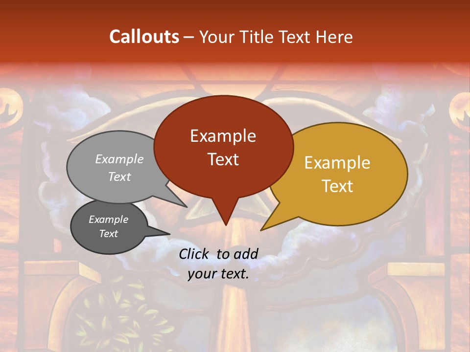 Liturgical Year Liturgical Feast Stained Glass PowerPoint Template
