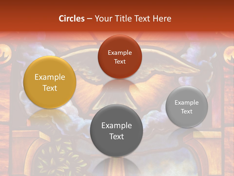 Liturgical Year Liturgical Feast Stained Glass PowerPoint Template