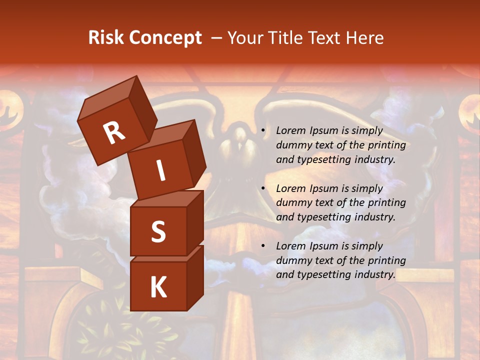 Liturgical Year Liturgical Feast Stained Glass PowerPoint Template