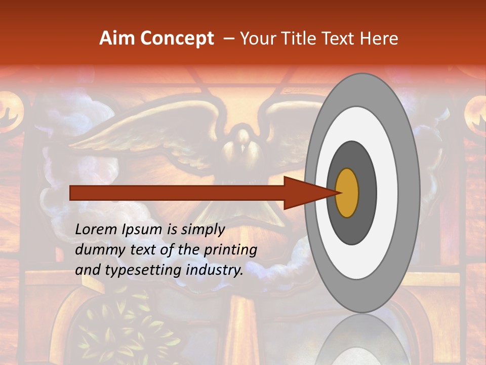 Liturgical Year Liturgical Feast Stained Glass PowerPoint Template