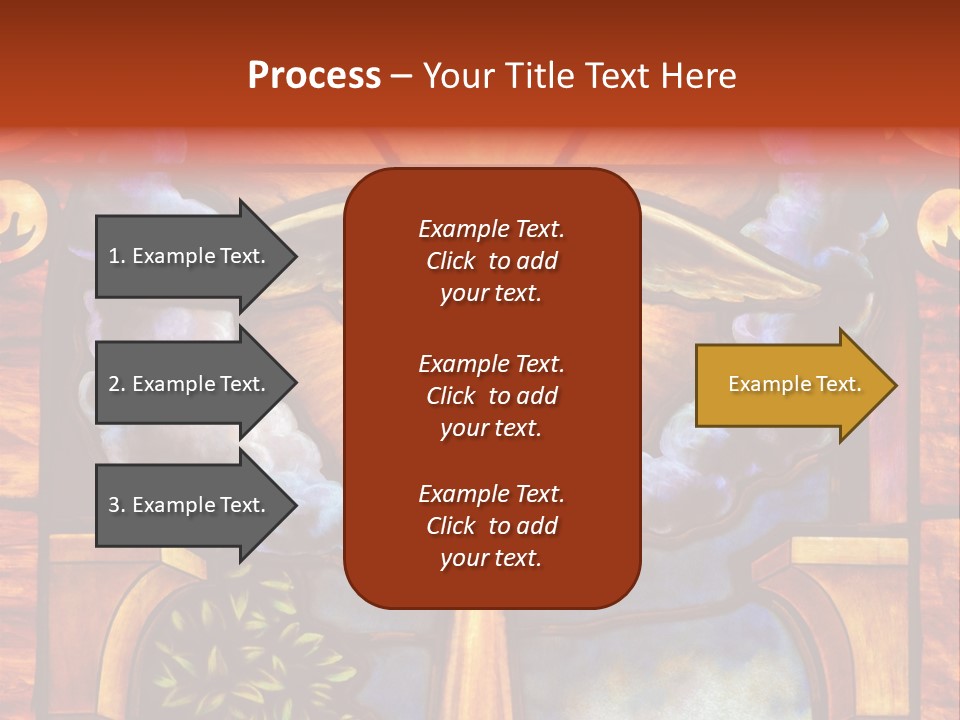 Liturgical Year Liturgical Feast Stained Glass PowerPoint Template