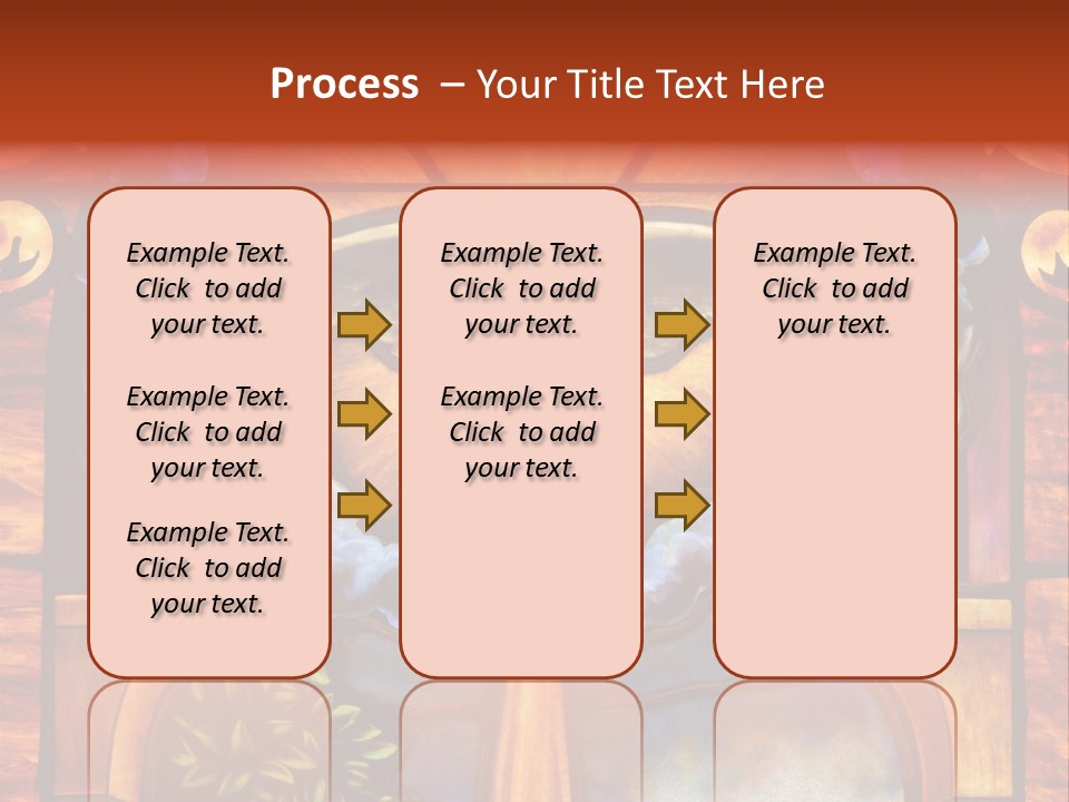 Liturgical Year Liturgical Feast Stained Glass PowerPoint Template