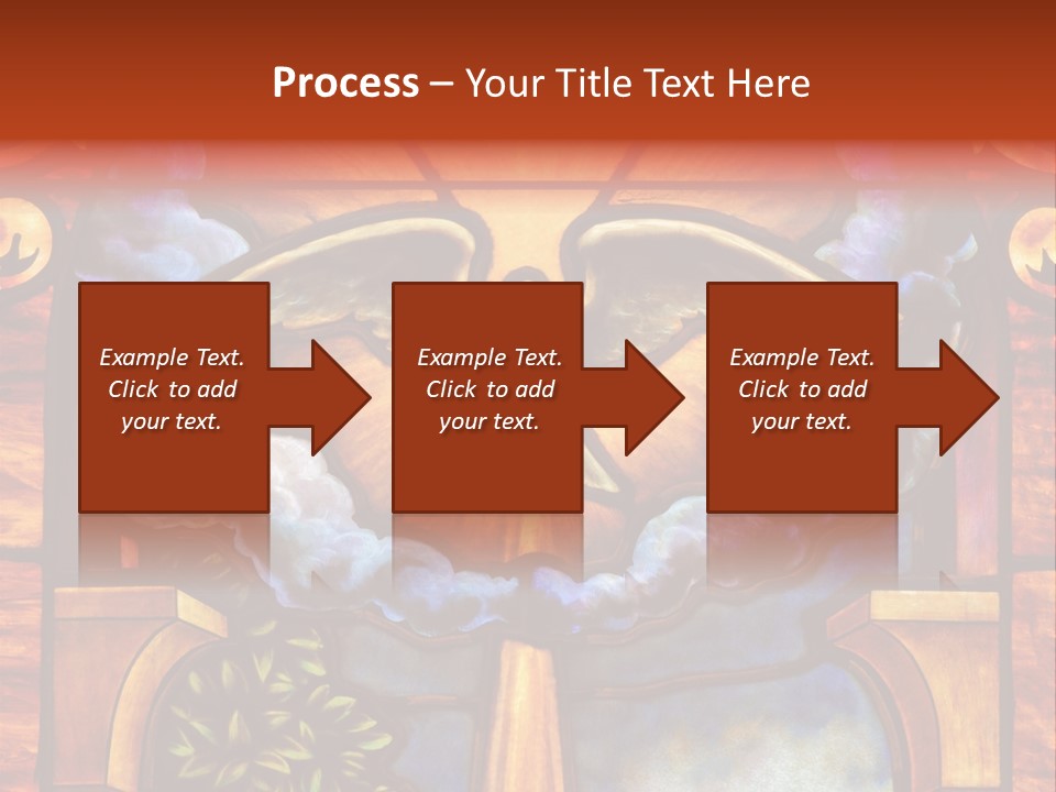 Liturgical Year Liturgical Feast Stained Glass PowerPoint Template
