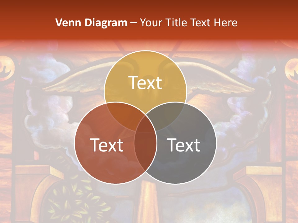 Liturgical Year Liturgical Feast Stained Glass PowerPoint Template