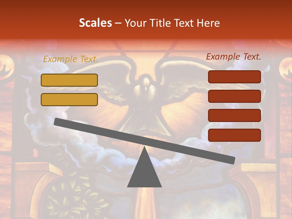 Liturgical Year Liturgical Feast Stained Glass PowerPoint Template
