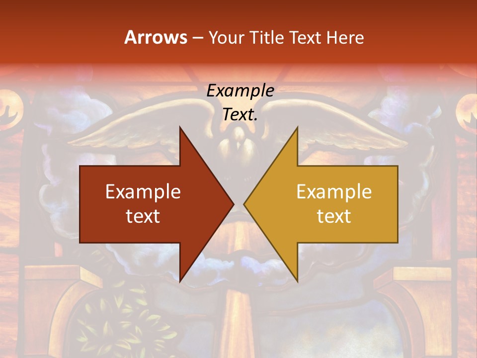 Liturgical Year Liturgical Feast Stained Glass PowerPoint Template