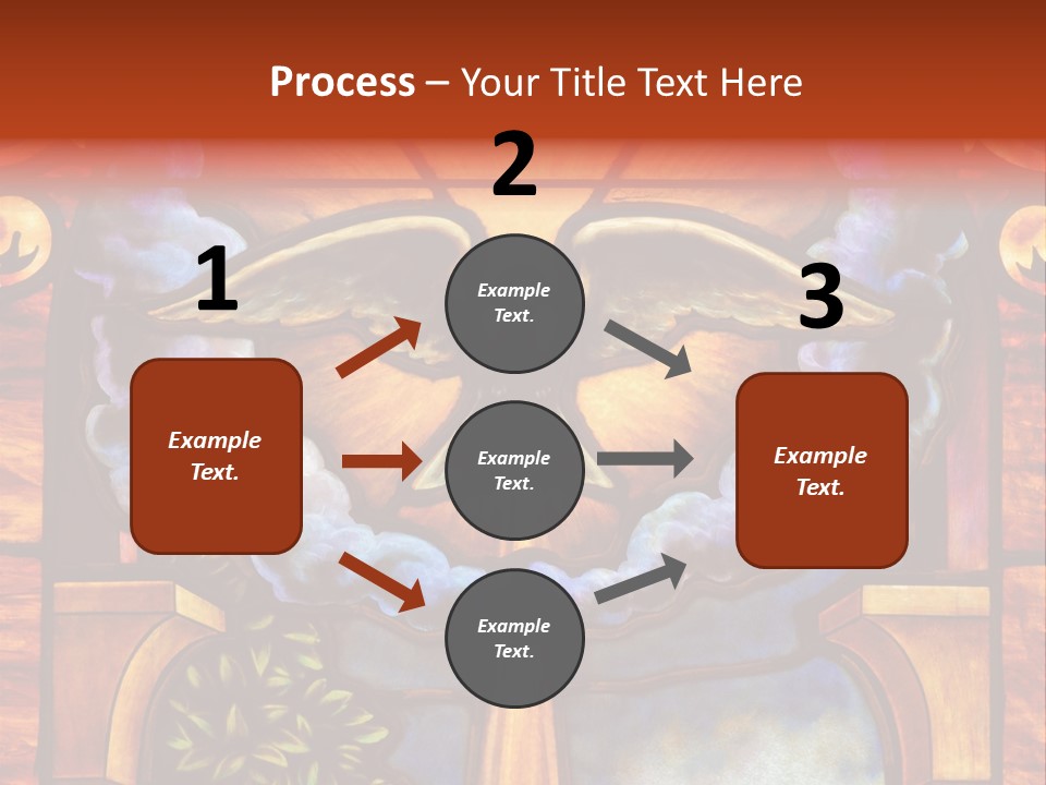 Liturgical Year Liturgical Feast Stained Glass PowerPoint Template