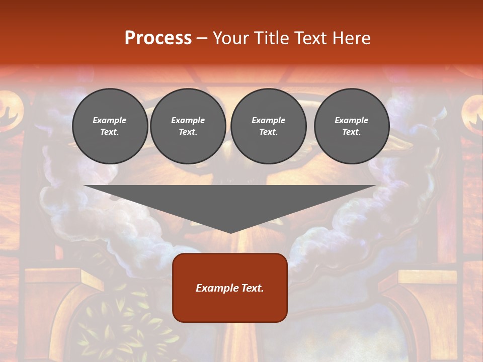 Liturgical Year Liturgical Feast Stained Glass PowerPoint Template