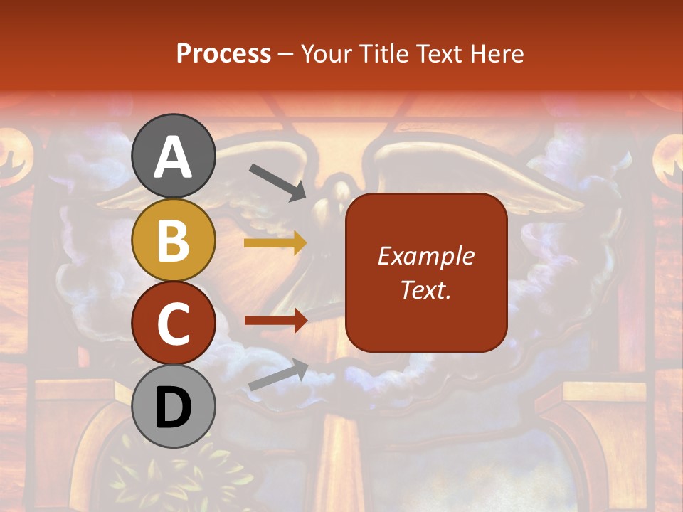Liturgical Year Liturgical Feast Stained Glass PowerPoint Template