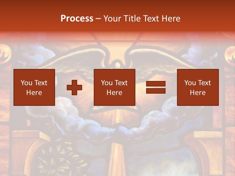 Liturgical Year Liturgical Feast Stained Glass PowerPoint Template