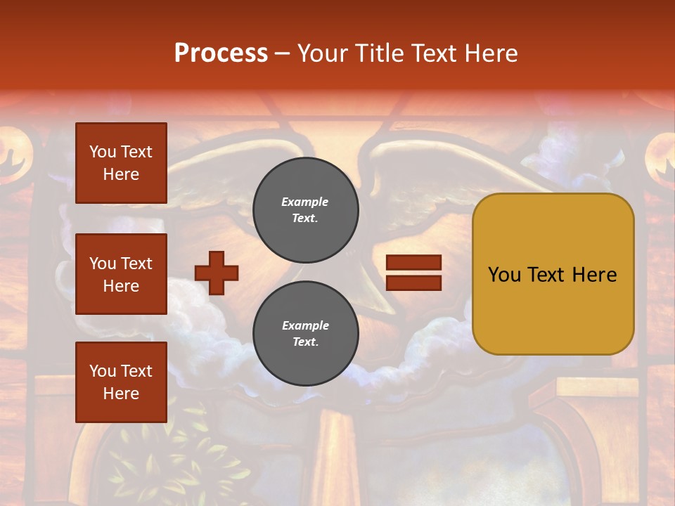 Liturgical Year Liturgical Feast Stained Glass PowerPoint Template
