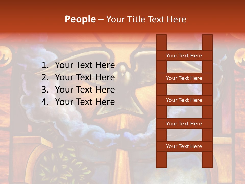 Liturgical Year Liturgical Feast Stained Glass PowerPoint Template