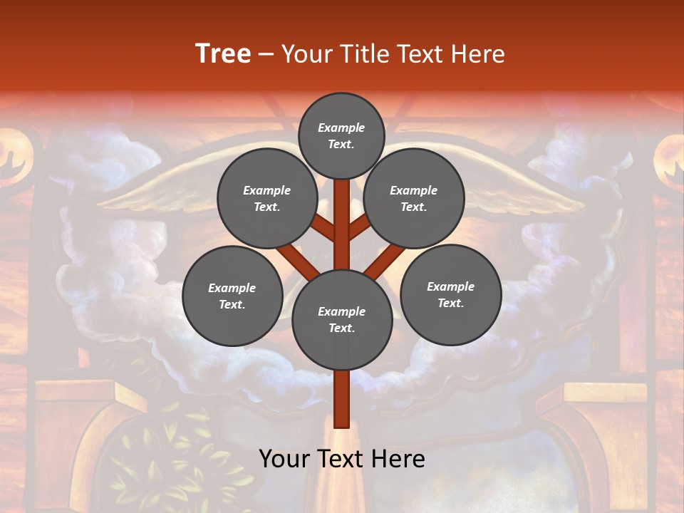 Liturgical Year Liturgical Feast Stained Glass PowerPoint Template