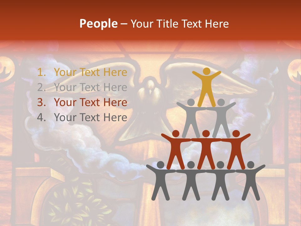 Liturgical Year Liturgical Feast Stained Glass PowerPoint Template