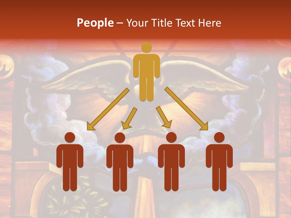 Liturgical Year Liturgical Feast Stained Glass PowerPoint Template