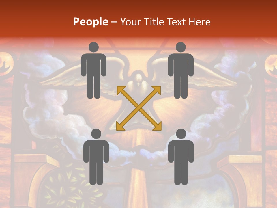 Liturgical Year Liturgical Feast Stained Glass PowerPoint Template