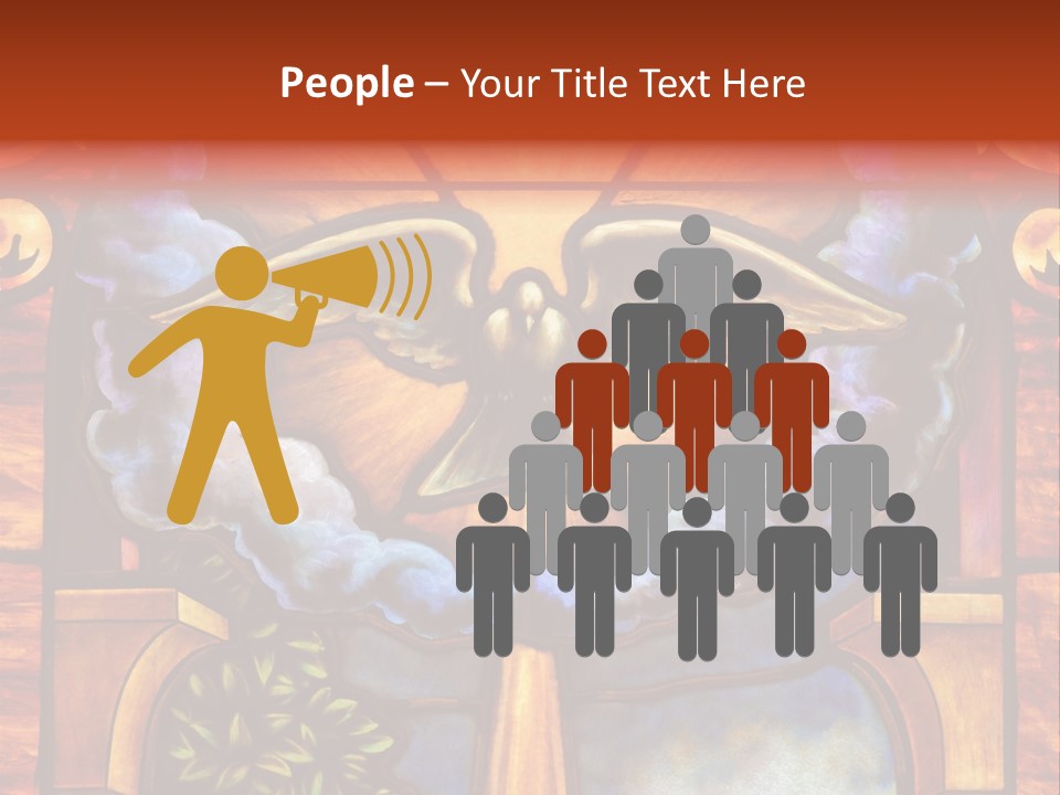 Liturgical Year Liturgical Feast Stained Glass PowerPoint Template