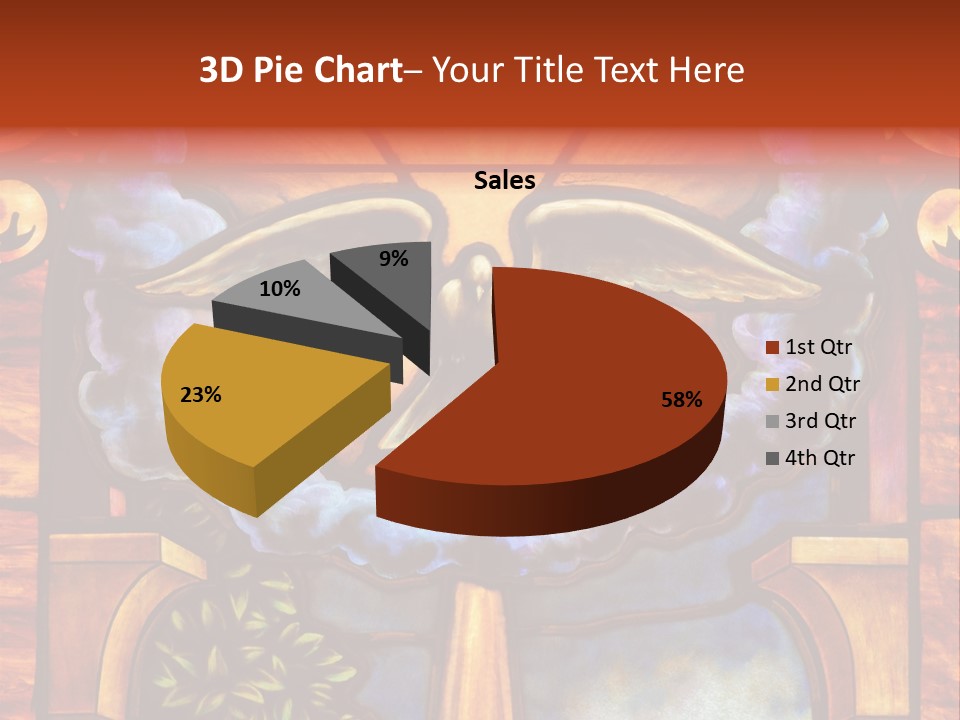 Liturgical Year Liturgical Feast Stained Glass PowerPoint Template
