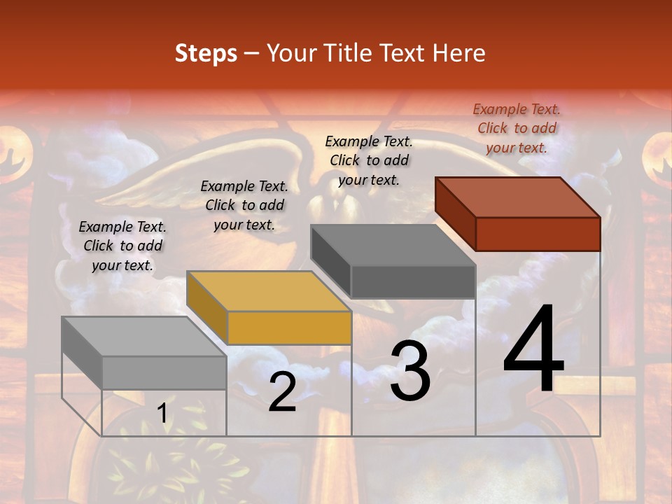 Liturgical Year Liturgical Feast Stained Glass PowerPoint Template