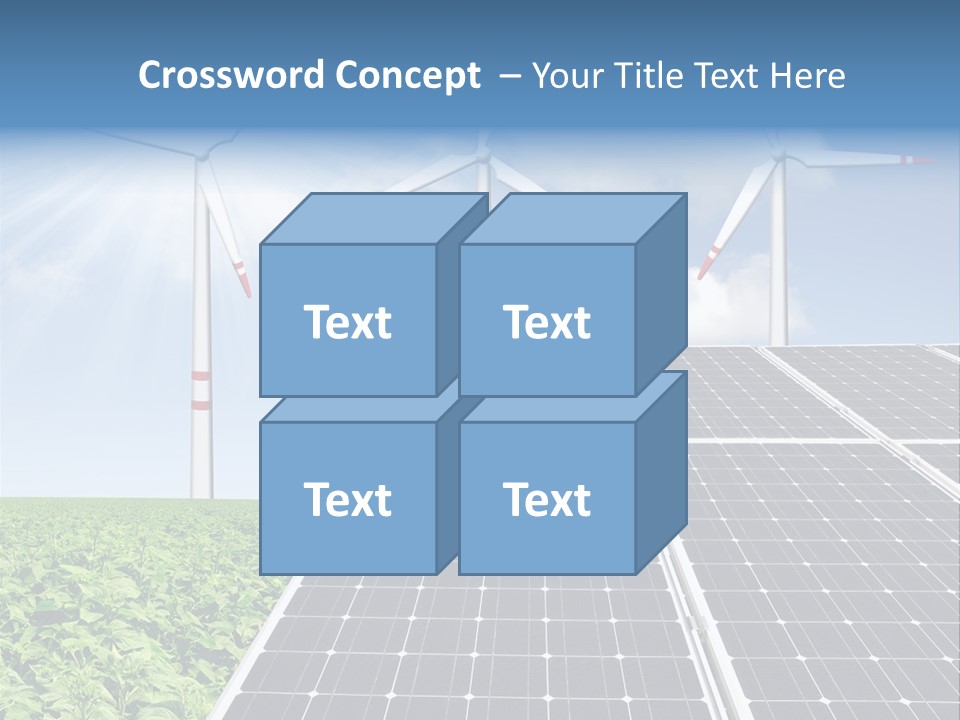 Electricity Turbine Generation PowerPoint Template