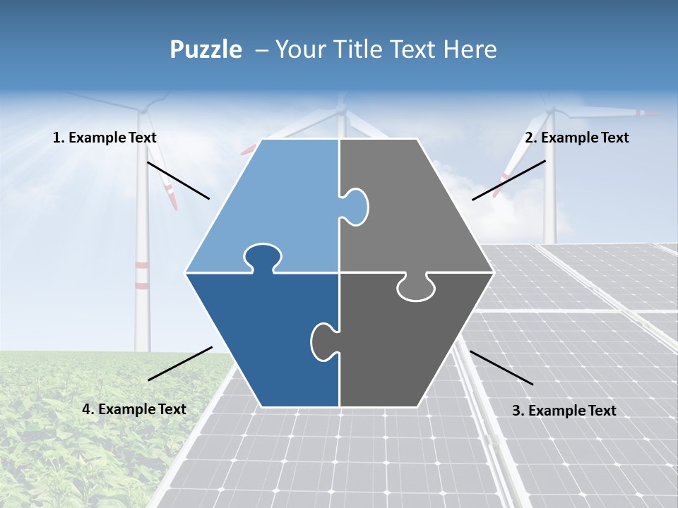 Electricity Turbine Generation PowerPoint Template