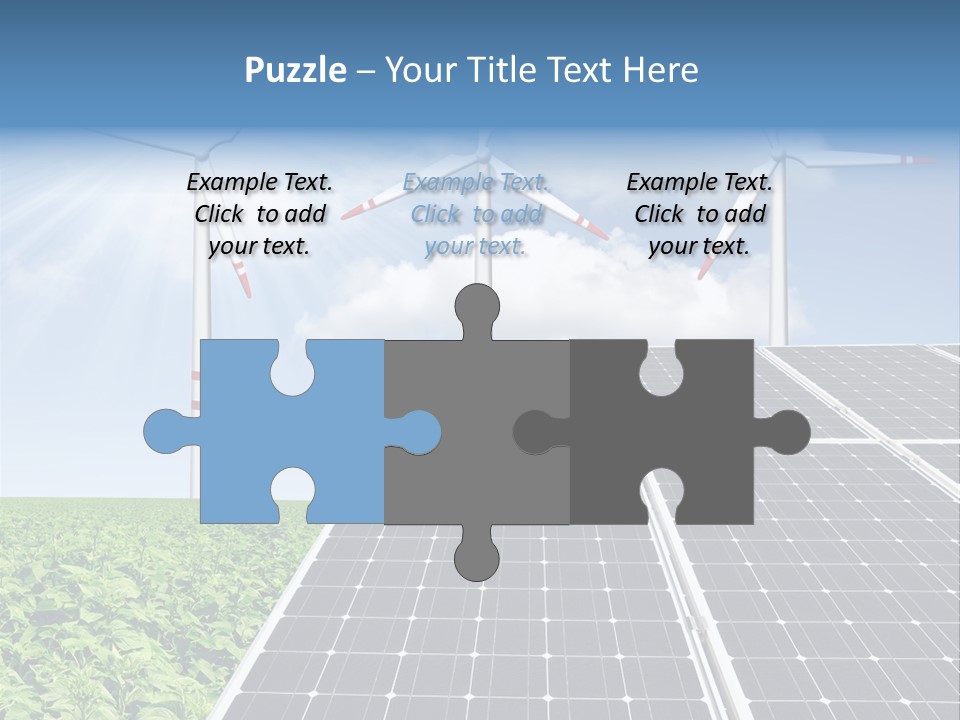 Electricity Turbine Generation PowerPoint Template