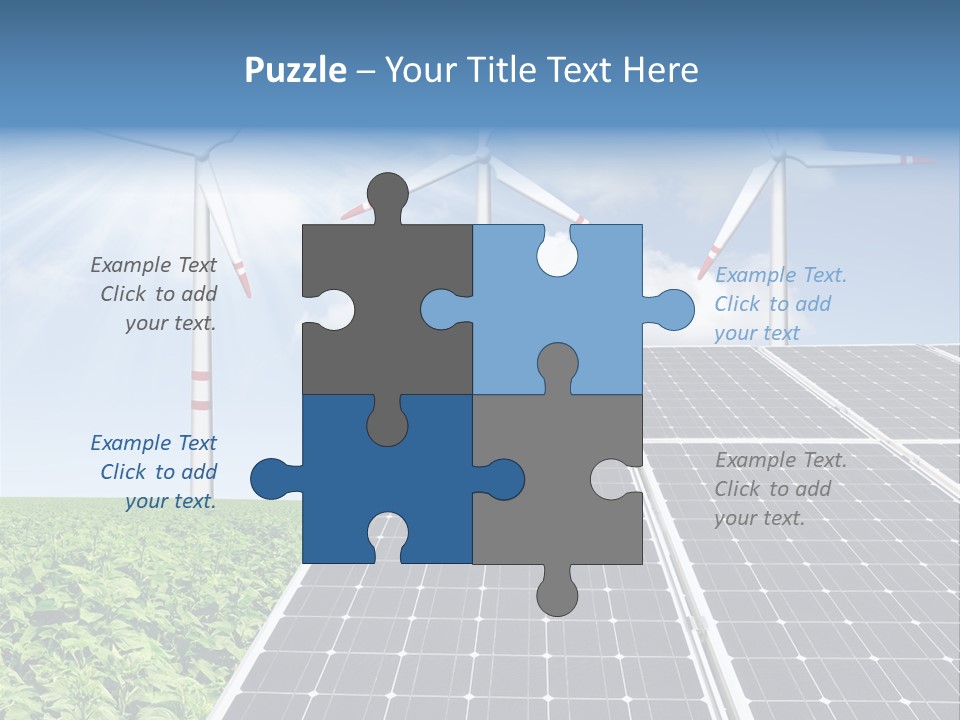 Electricity Turbine Generation PowerPoint Template