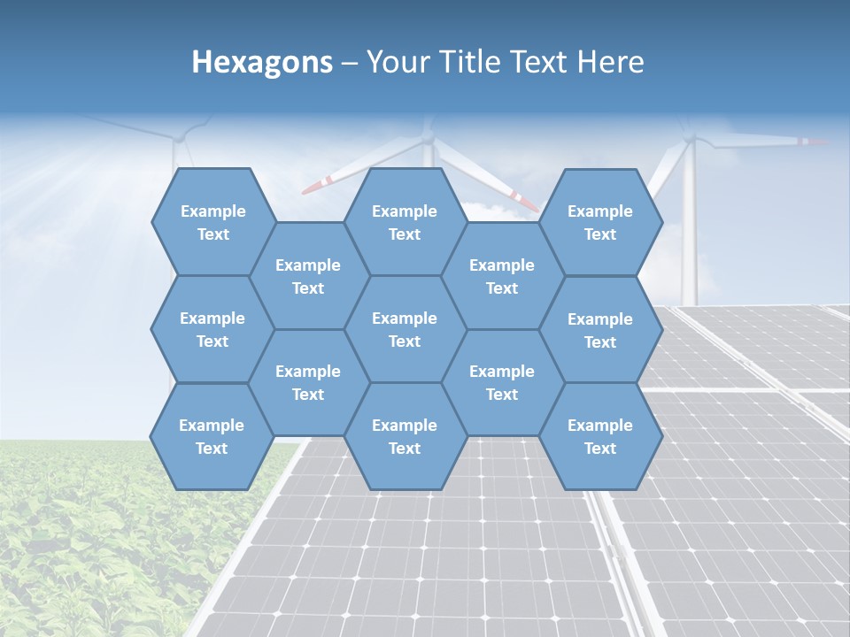 Electricity Turbine Generation PowerPoint Template