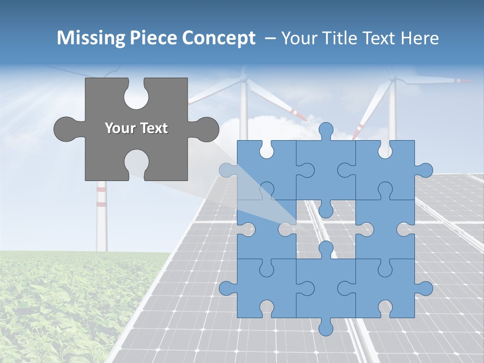 Electricity Turbine Generation PowerPoint Template