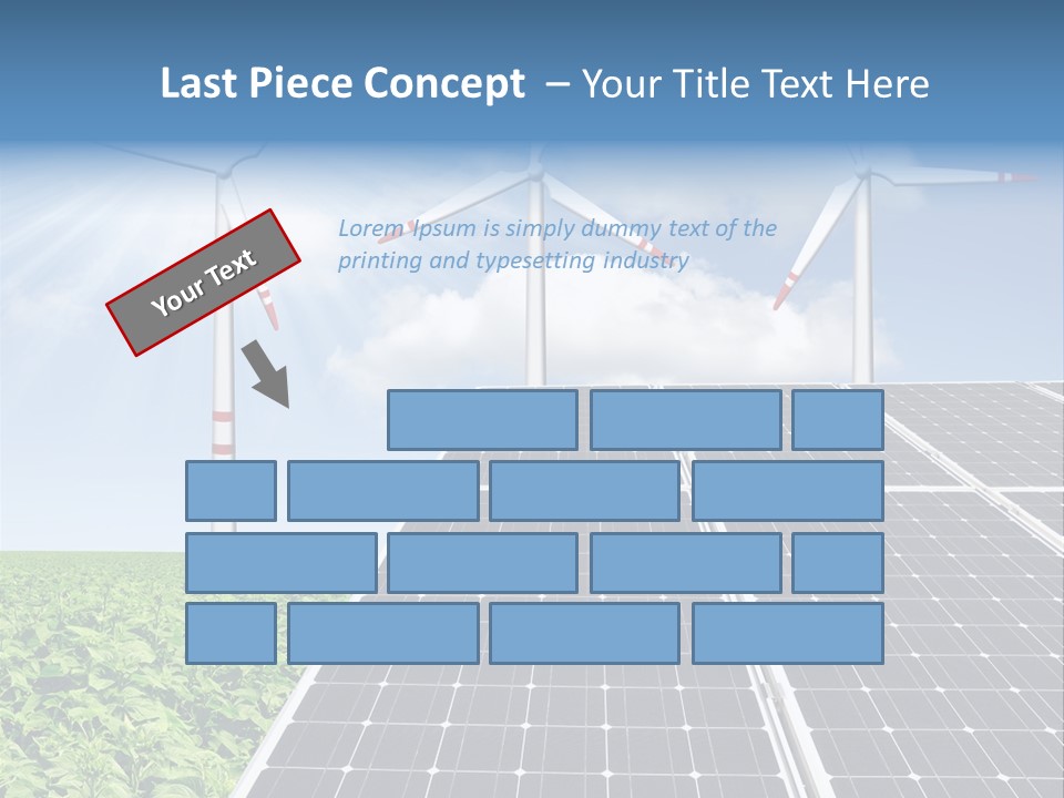 Electricity Turbine Generation PowerPoint Template
