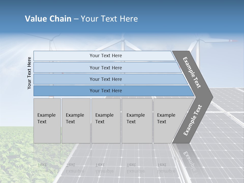 Electricity Turbine Generation PowerPoint Template