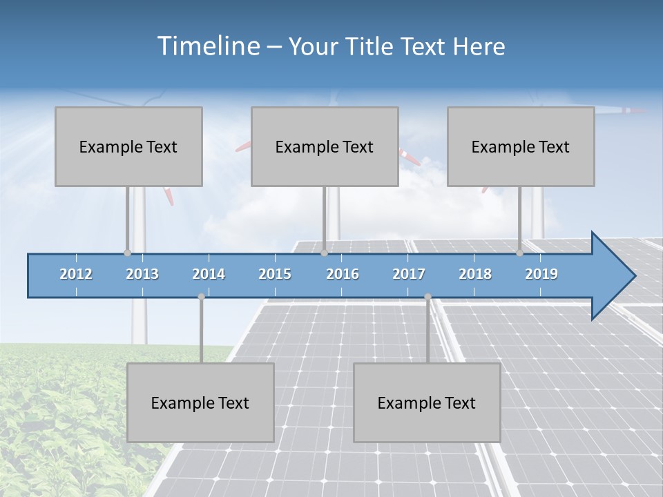 Electricity Turbine Generation PowerPoint Template