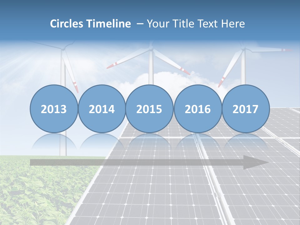 Electricity Turbine Generation PowerPoint Template