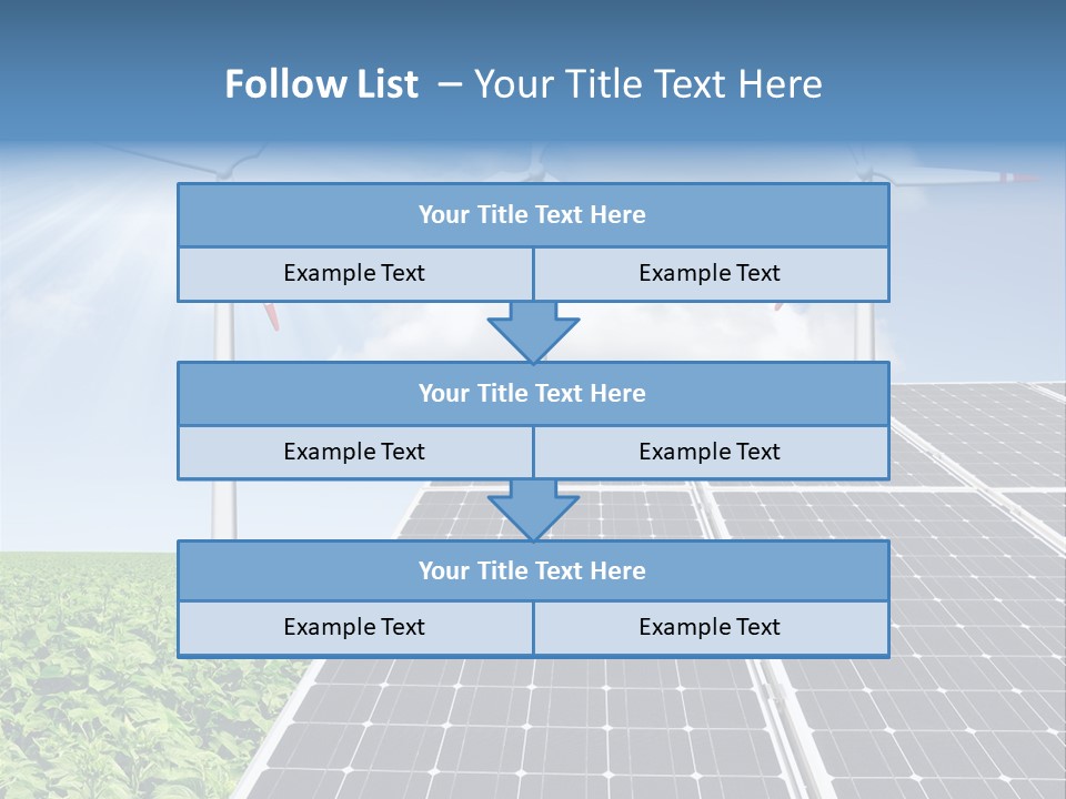 Electricity Turbine Generation PowerPoint Template