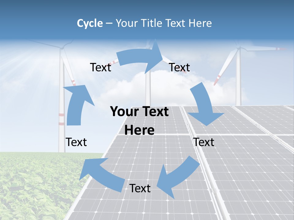 Electricity Turbine Generation PowerPoint Template