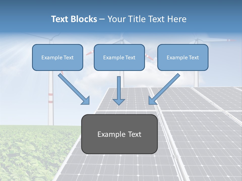 Electricity Turbine Generation PowerPoint Template