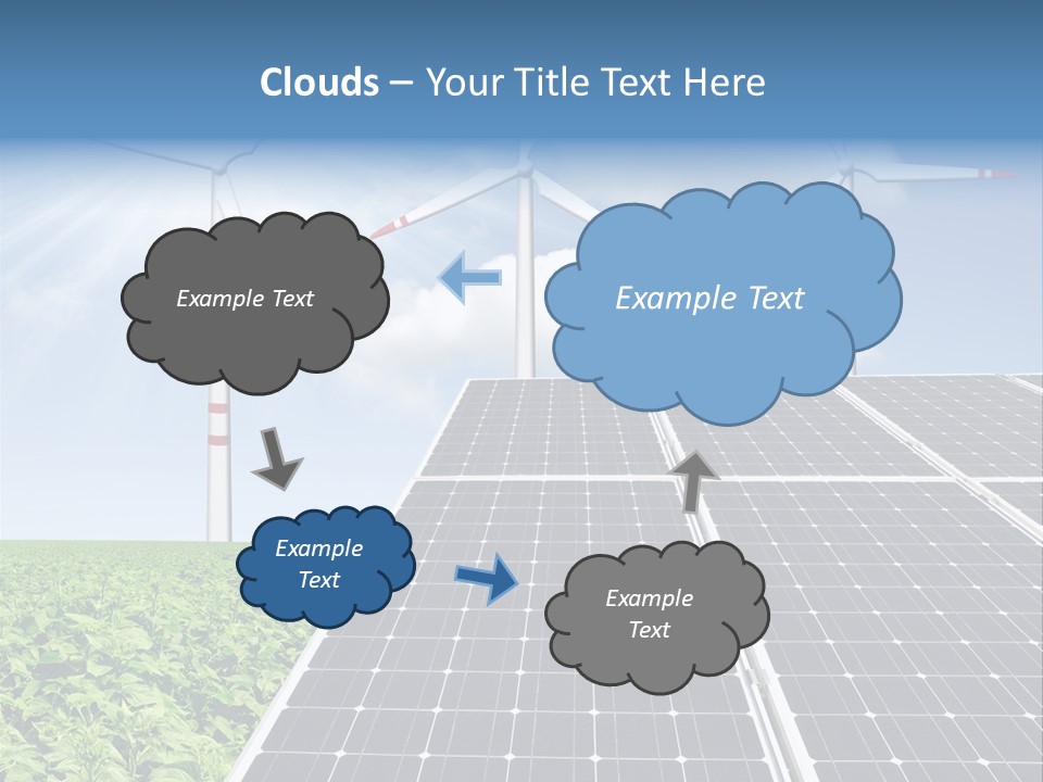 Electricity Turbine Generation PowerPoint Template