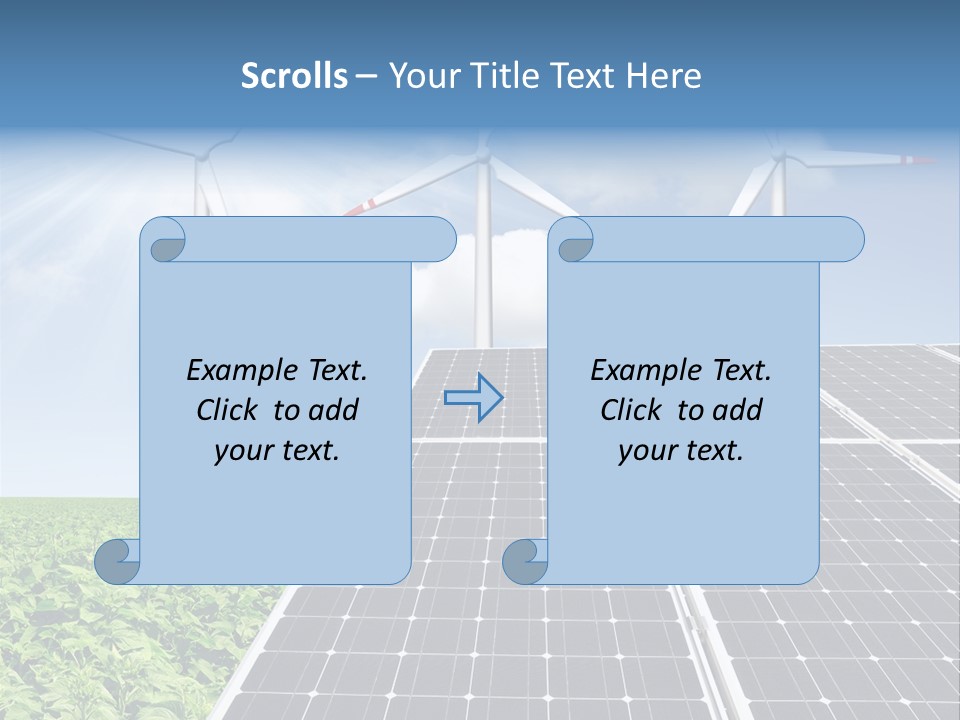 Electricity Turbine Generation PowerPoint Template