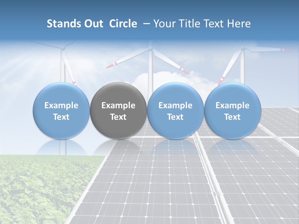 Electricity Turbine Generation PowerPoint Template