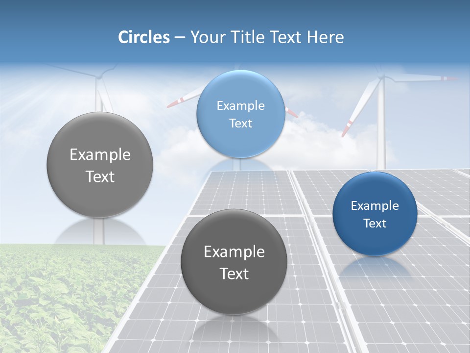 Electricity Turbine Generation PowerPoint Template