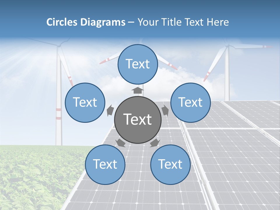 Electricity Turbine Generation PowerPoint Template
