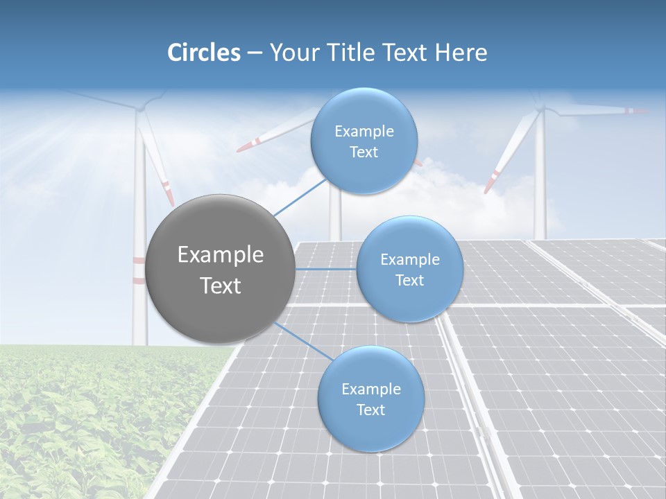 Electricity Turbine Generation PowerPoint Template