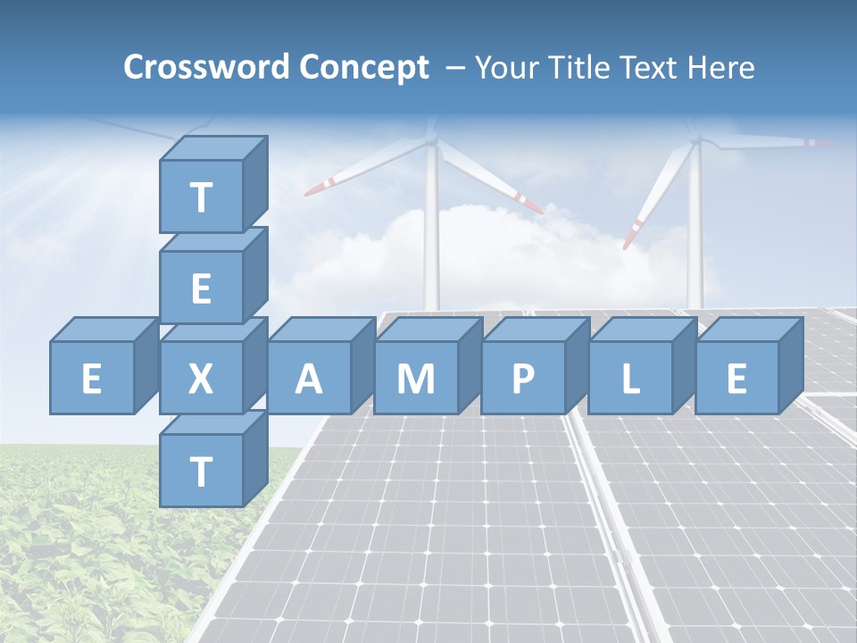 Electricity Turbine Generation PowerPoint Template