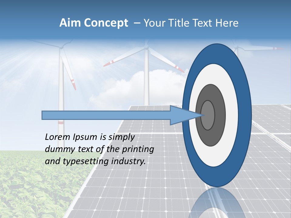 Electricity Turbine Generation PowerPoint Template