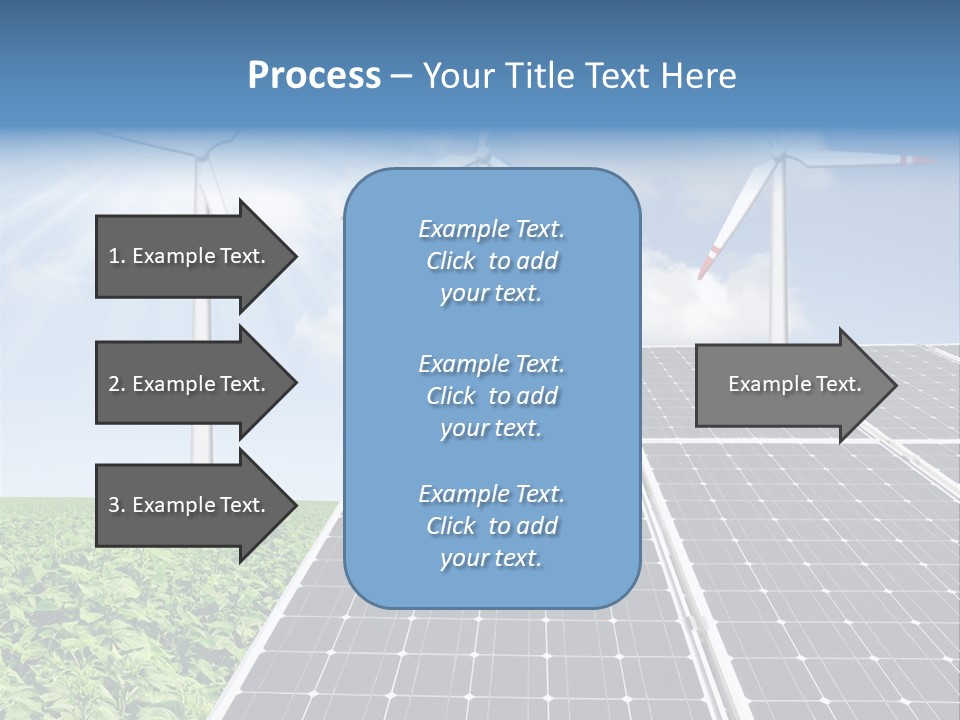 Electricity Turbine Generation PowerPoint Template
